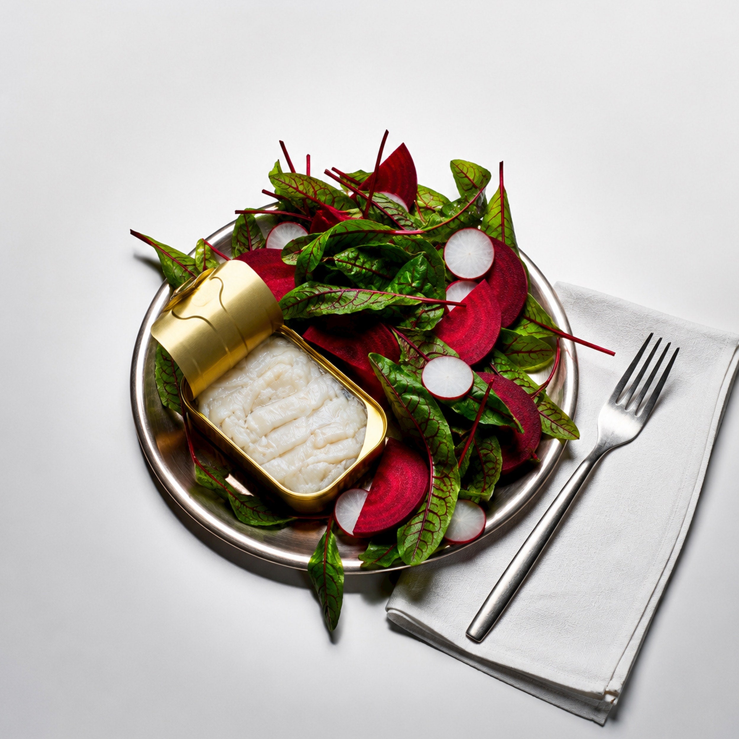 Plated cod dish